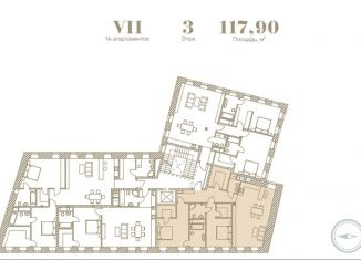 Продажа 2-комнатной квартиры, 117.9 м2, Москва, Подсосенский переулок, 11, Подсосенский переулок