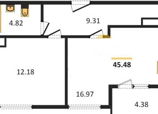 Продается однокомнатная квартира, 45.4 м2, Владимир, улица Мира, 3, ЖК Факел