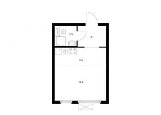 Квартира на продажу студия, 25.4 м2, деревня Новое Девяткино, ЖК Заречный Парк