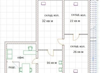 Склад в аренду, 135 м2, Самара, Малый тупик, 29, метро Спортивная