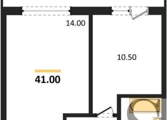 Продаю 1-комнатную квартиру, 41 м2, рабочий посёлок Краснообск