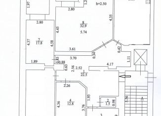 Продается 4-комнатная квартира, 145 м2, Краснодар, Рашпилевская улица, 180, Рашпилевская улица