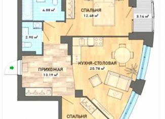 Продаю трехкомнатную квартиру, 65 м2, Екатеринбург, метро Чкаловская, Водоёмная улица, 72