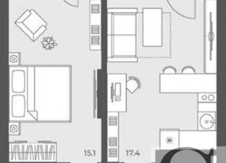 Продается однокомнатная квартира, 47.1 м2, Новосибирск, метро Площадь Ленина, площадь Ленина