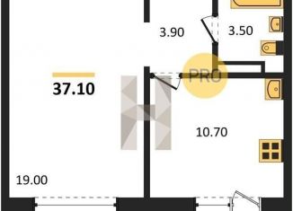 Продажа 1-комнатной квартиры, 37.1 м2, Новосибирская область