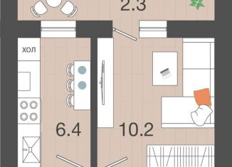 Продажа 1-комнатной квартиры, 26 м2, Калининградская область