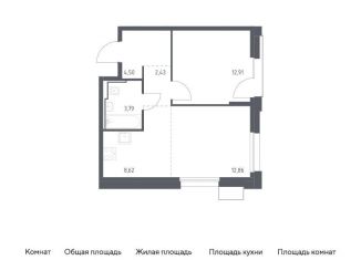 Продается 1-комнатная квартира, 45.1 м2, Москва, метро Зябликово