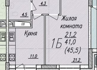 Продается однокомнатная квартира, 40.9 м2, Балашиха, ЖК Гагаринский, микрорайон Гагарина, 27
