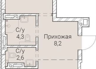 1-ком. квартира на продажу, 68.5 м2, Новосибирск, Овражная улица, 2А, метро Заельцовская