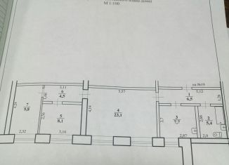 Продается двухкомнатная квартира, 65.1 м2, Шилка, улица Балябина, 121