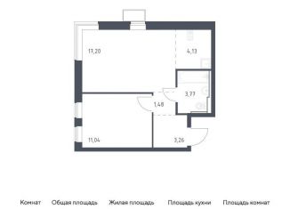 Продается 1-ком. квартира, 40.9 м2, посёлок Жилино-1, жилой комплекс Егорово Парк, к3.2