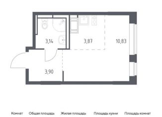 Продается квартира студия, 21.7 м2, Москва, жилой комплекс Новое Внуково, к20