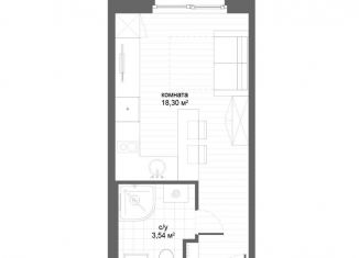 Продаю квартиру студию, 21.8 м2, Москва, район Тропарёво-Никулино