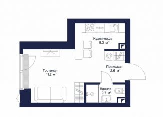 Продается квартира студия, 25.8 м2, Москва, станция Хорошёво