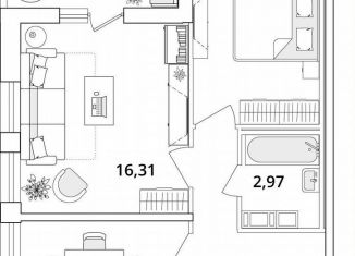 Продаю 2-комнатную квартиру, 58.6 м2, Санкт-Петербург, Кубинская улица, 82к3с1, метро Звёздная