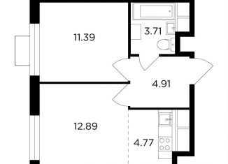 Продается 1-ком. квартира, 37.7 м2, Одинцово, жилой комплекс Одинград квартал Семейный, 5, ЖК Одинград квартал Семейный