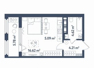 Продаю квартиру студию, 33.4 м2, Санкт-Петербург, Московский район