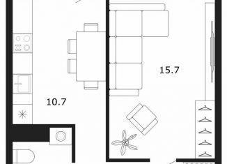 Продается однокомнатная квартира, 37.6 м2, Санкт-Петербург, Северный проспект, 26к2, Выборгский район