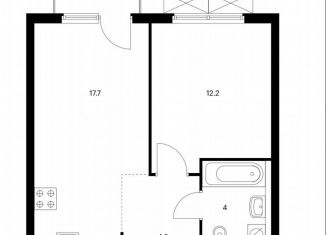 Продается 1-ком. квартира, 38.2 м2, Нижегородская область