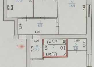 Продажа 3-комнатной квартиры, 74.9 м2, Курганская область, Уральская улица, 19