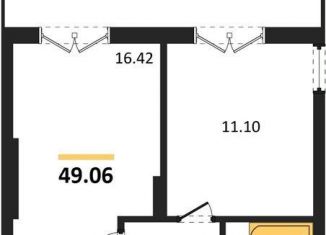 Продаю однокомнатную квартиру, 49.1 м2, Светлогорск, улица Нахимова