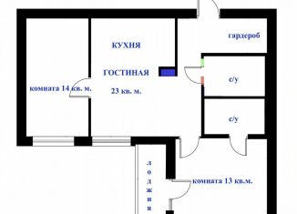 Сдаю 2-ком. квартиру, 62 м2, Санкт-Петербург, Вазаский переулок, 3, метро Чёрная речка