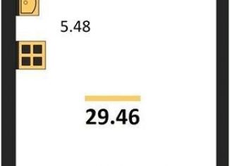 Продам квартиру студию, 29.5 м2, Пионерский