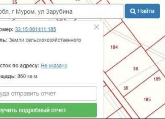 Участок на продажу, 8.5 сот., Муром, улица Зарубина