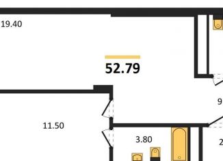 Продажа двухкомнатной квартиры, 52.8 м2, Пионерский