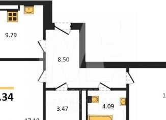 2-ком. квартира на продажу, 58.3 м2, Калининград, Ленинградский район