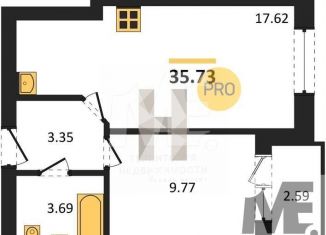 Продается однокомнатная квартира, 35.7 м2, Калининградская область