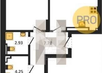 2-комнатная квартира на продажу, 66.5 м2, Калининград, улица Ломоносова, 52