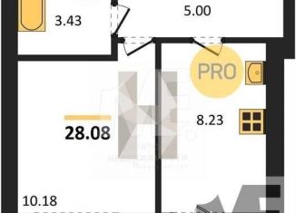 Продаю 1-комнатную квартиру, 28.1 м2, Калининград, Ленинградский район