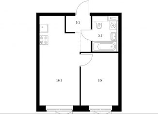 Продается однокомнатная квартира, 31.9 м2, Москва, станция Бульвар Рокоссовского, Тагильская улица, 3к3