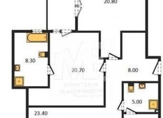 Продажа 2-комнатной квартиры, 126.6 м2, Калининградская область, улица Молодой Гвардии, 34к2