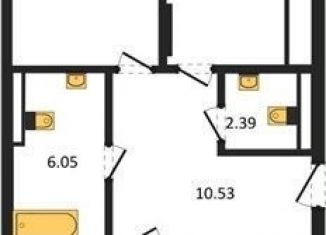 Продаю двухкомнатную квартиру, 70.3 м2, поселок Малое Исаково