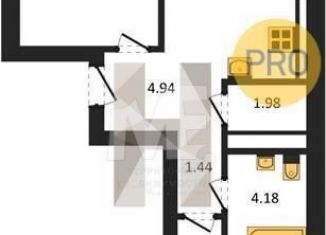 Продаю 2-ком. квартиру, 53.9 м2, Калининград