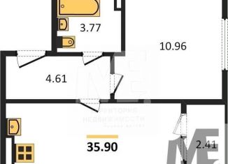 Продажа однокомнатной квартиры, 35.9 м2, Калининград, Московский район, Интернациональная улица, 18