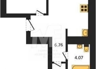 Продажа двухкомнатной квартиры, 54.4 м2, Пионерский, улица Гептнера, 13