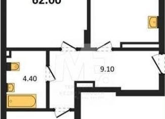 Продаю 2-ком. квартиру, 62 м2, Калининград, Ленинградский район, Орудийная улица, 13