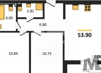 Продаю 2-ком. квартиру, 53.9 м2, Пионерский