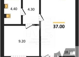 Продаю 1-ком. квартиру, 37 м2, Калининград, Орудийная улица, 13