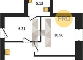 Продается однокомнатная квартира, 41.9 м2, Павловск