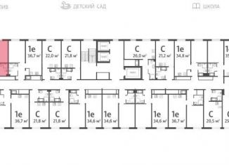 Продажа 1-комнатной квартиры, 36.9 м2, Санкт-Петербург, муниципальный округ Юго-Запад