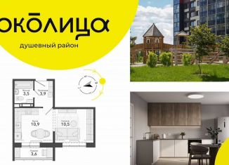 Продажа однокомнатной квартиры, 28.8 м2, посёлок Садовый, микрорайон Околица, 13С