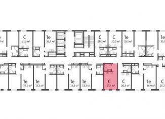 Продам квартиру студию, 21.4 м2, Санкт-Петербург, метро Обухово