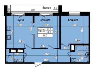 Продаю двухкомнатную квартиру, 28.3 м2, посёлок Парголово, Ольгинская дорога, 3/20