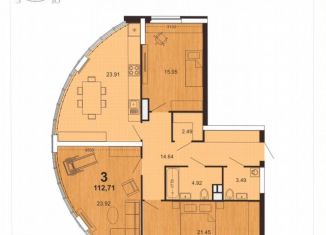 Продам 4-комнатную квартиру, 107.5 м2, Рязань, Солотчинское шоссе, 4