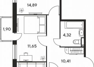 2-ком. квартира на продажу, 61.7 м2, Ростов-на-Дону