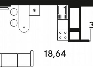 Продам квартиру студию, 24.1 м2, Ростов-на-Дону